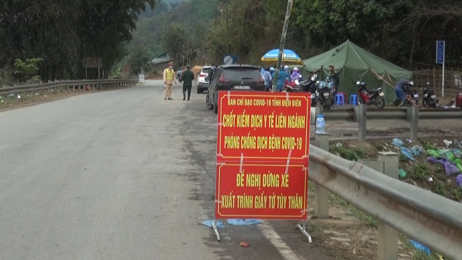 Tuần Giáo tái kích hoạt chốt kiểm dịch Covid-19