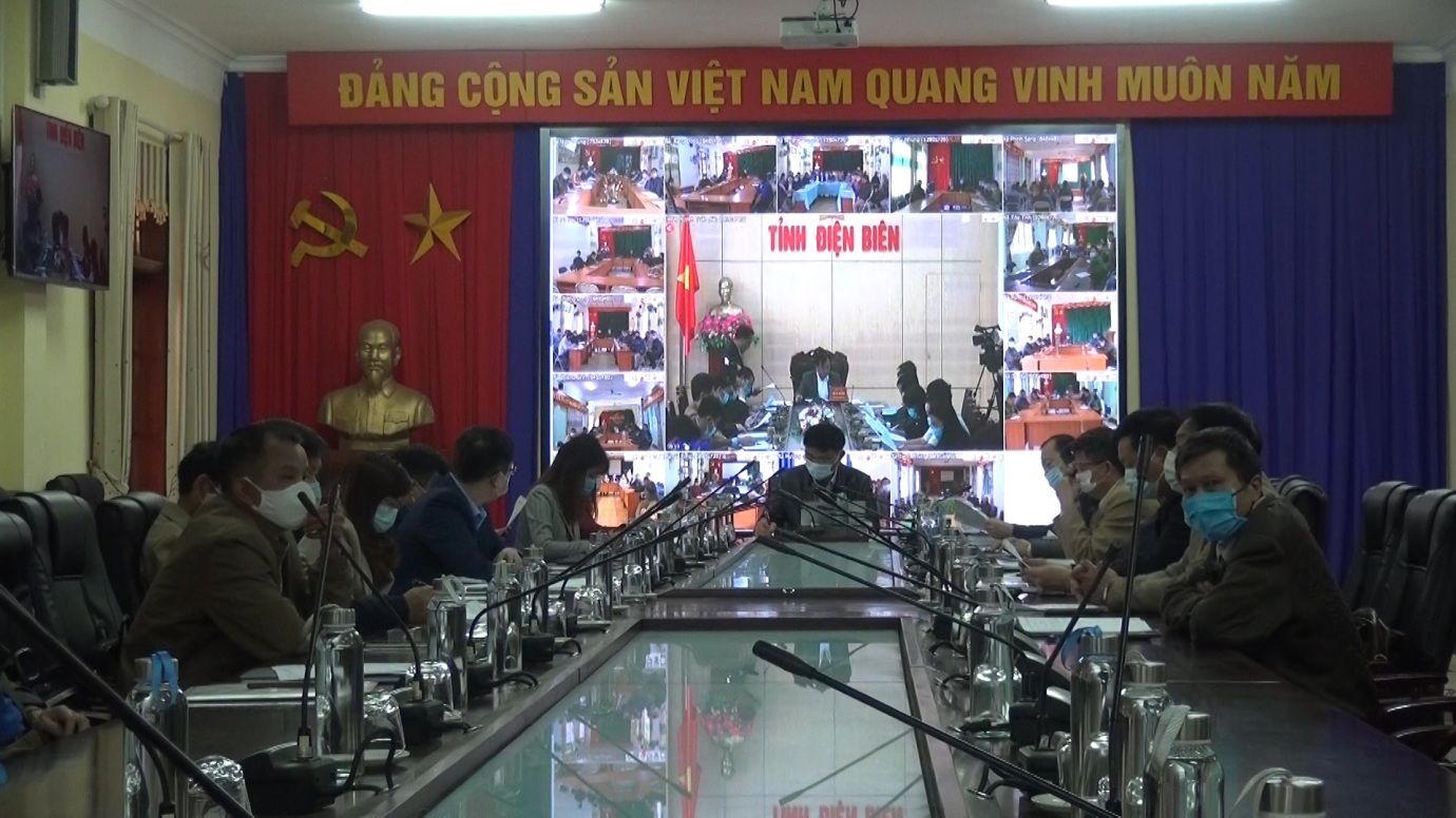 Họp trực tuyến về triển khai các hoạt động phòng chống dịch Covid 19