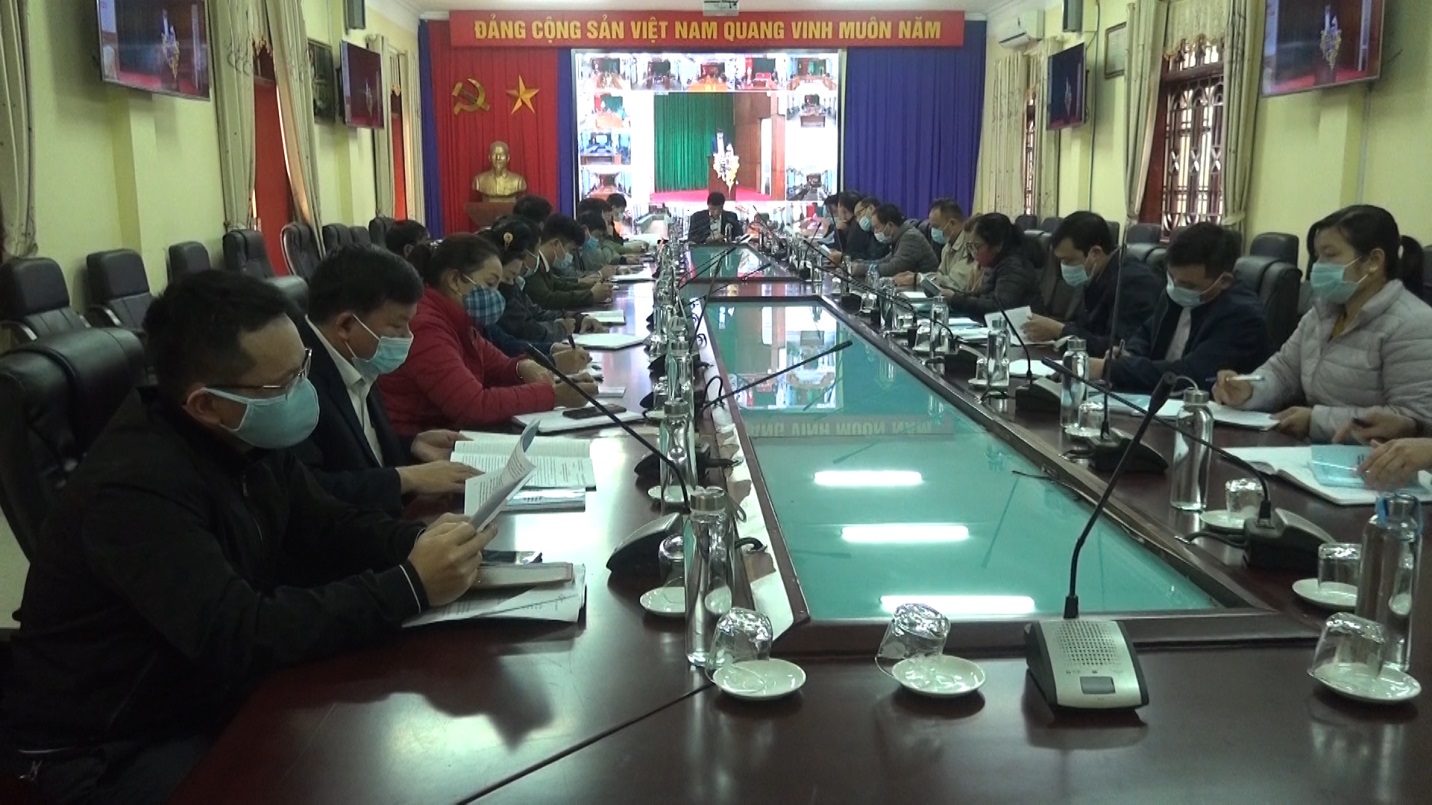 Hội nghị trực tuyến Hướng dẫn nghiệp vụ  công tác bầu cử đại biểu quốc hội khóa XV và đại biểu HĐND các cấp nhiệm kỳ 2021 - 2026.