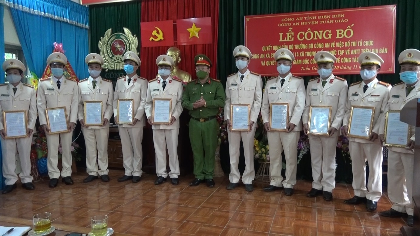 Công bố Quyết định của Bộ trưởng Bộ Công an về việc bố trí tổ chức Công an chính quy