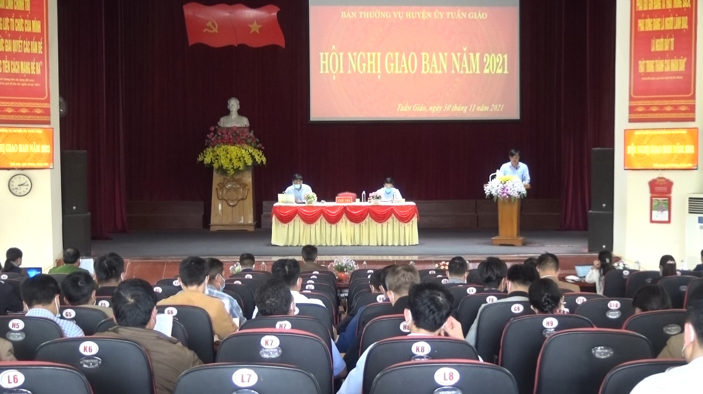 Hội nghị giao ban về tình hình thực hiện nhiệm vụ năm 2021 và phương hướng, nhiệm vụ, giải pháp năm 2022