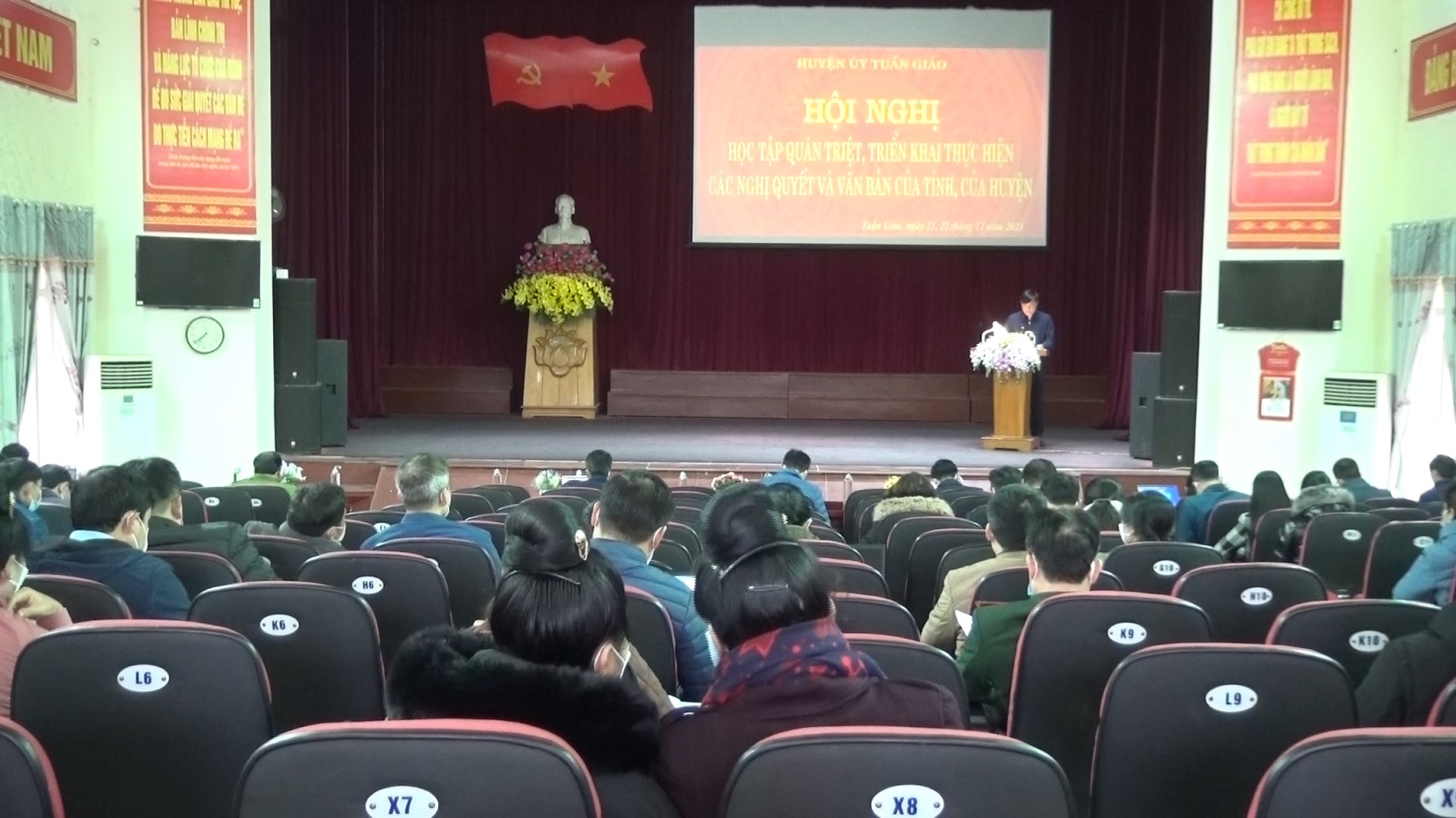 Huyện ủy Tuần giáo tổ chức Hội nghị học tập, quán triệt và triển khai thực hiện các nghị quyết và văn bản của tỉnh, của huyện