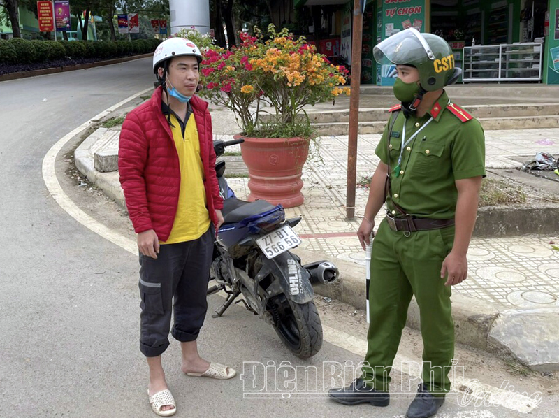 Đảm bảo trật tự hành lang an toàn giao thông ở Tuần Giáo