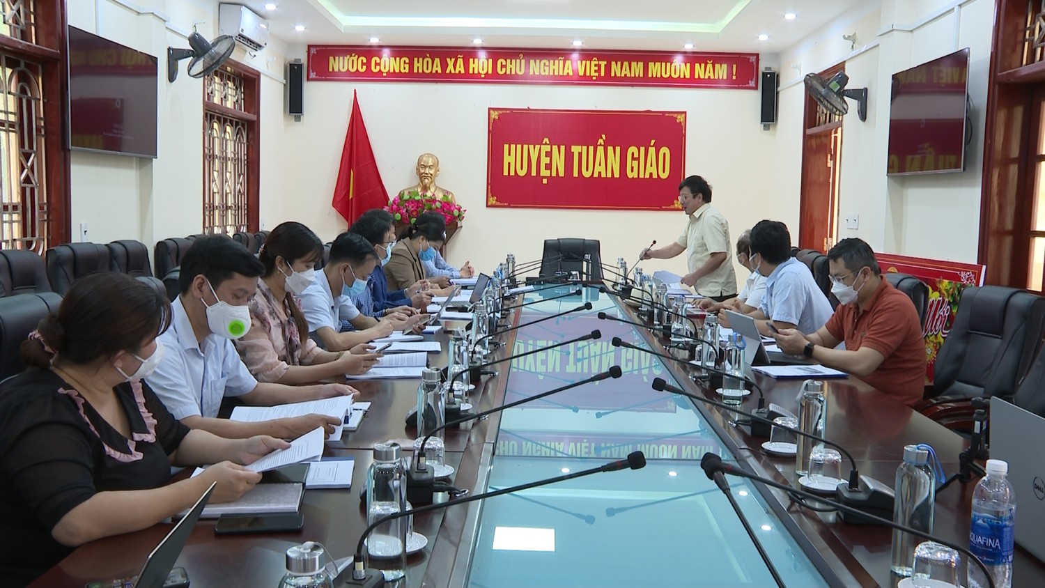 Sở Kế hoạch và Đầu tư làm việc tại huyện Tuần Giáo về nhằm trao đổi, lấy ý kiến, đề xuất phương án phát triển và tổ chức không gian phát triển kinh tế - xã hội, kết cấu hạ tầng trên địa bàn huyện Tuần Giáo