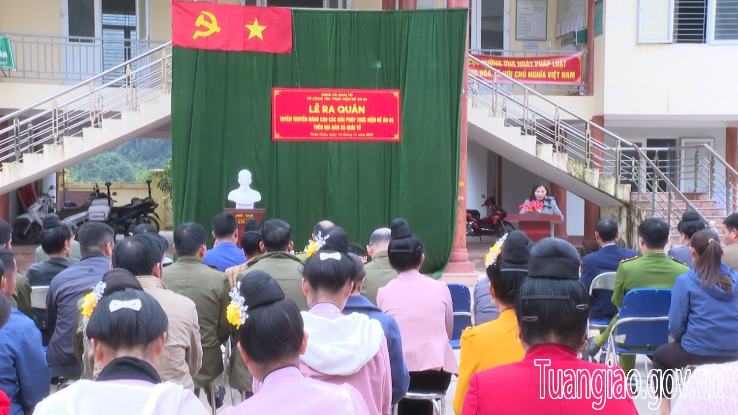 Lễ ra quân tuyên truyền nâng cao các giải pháp thực hiện đề án 06 tại xã Quài Tở