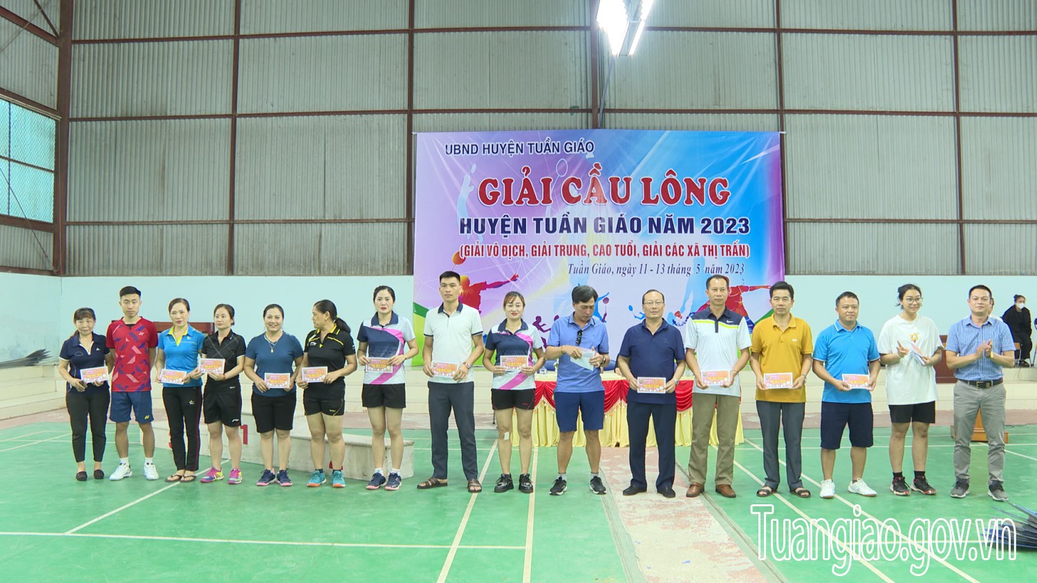 Giải cầu lông huyện Tuần Giáo năm 2023