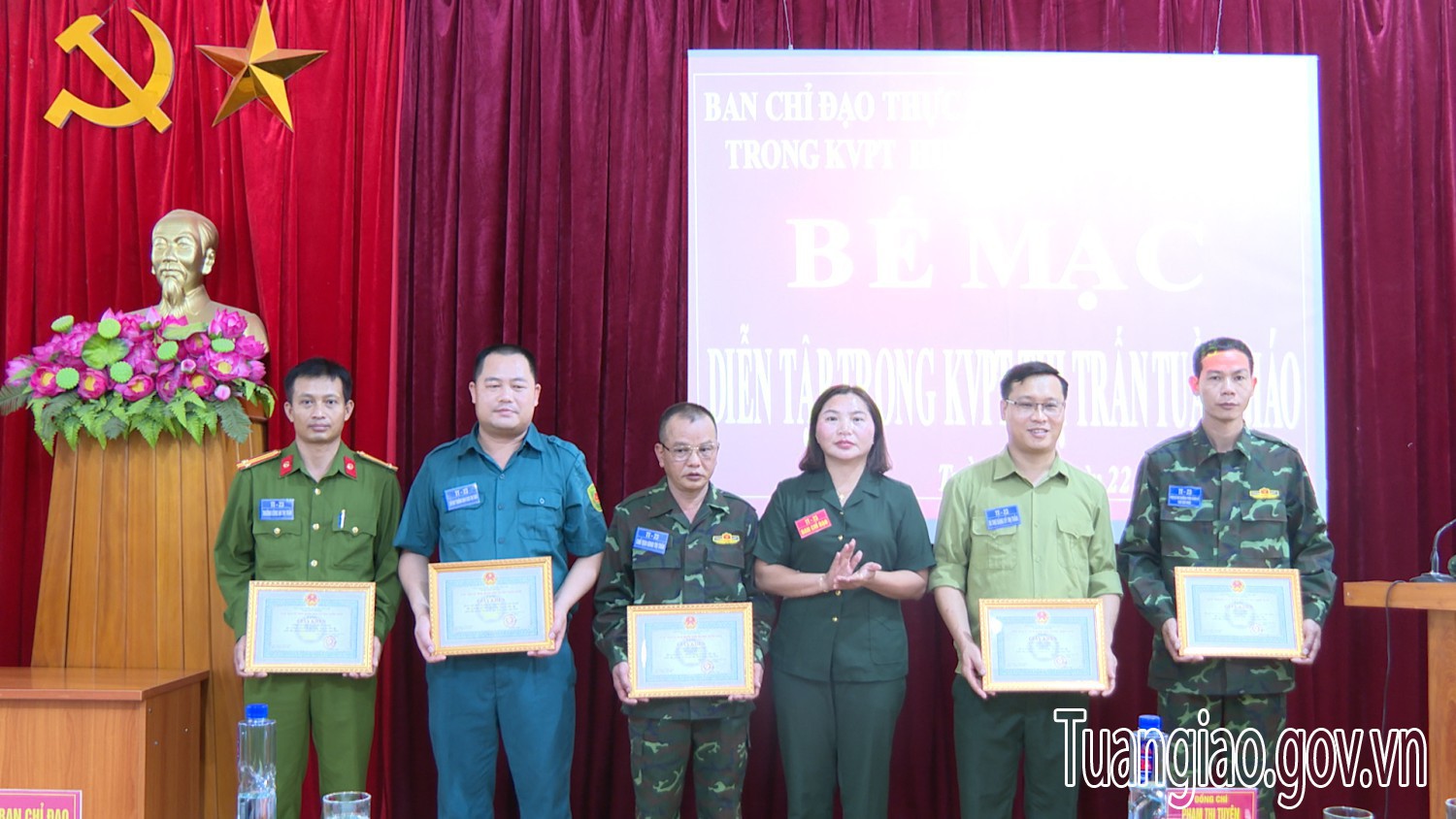 Thị trấn Tuần Giáo tổ chức diễn tập chiến đấu phòng thủ năm 2023