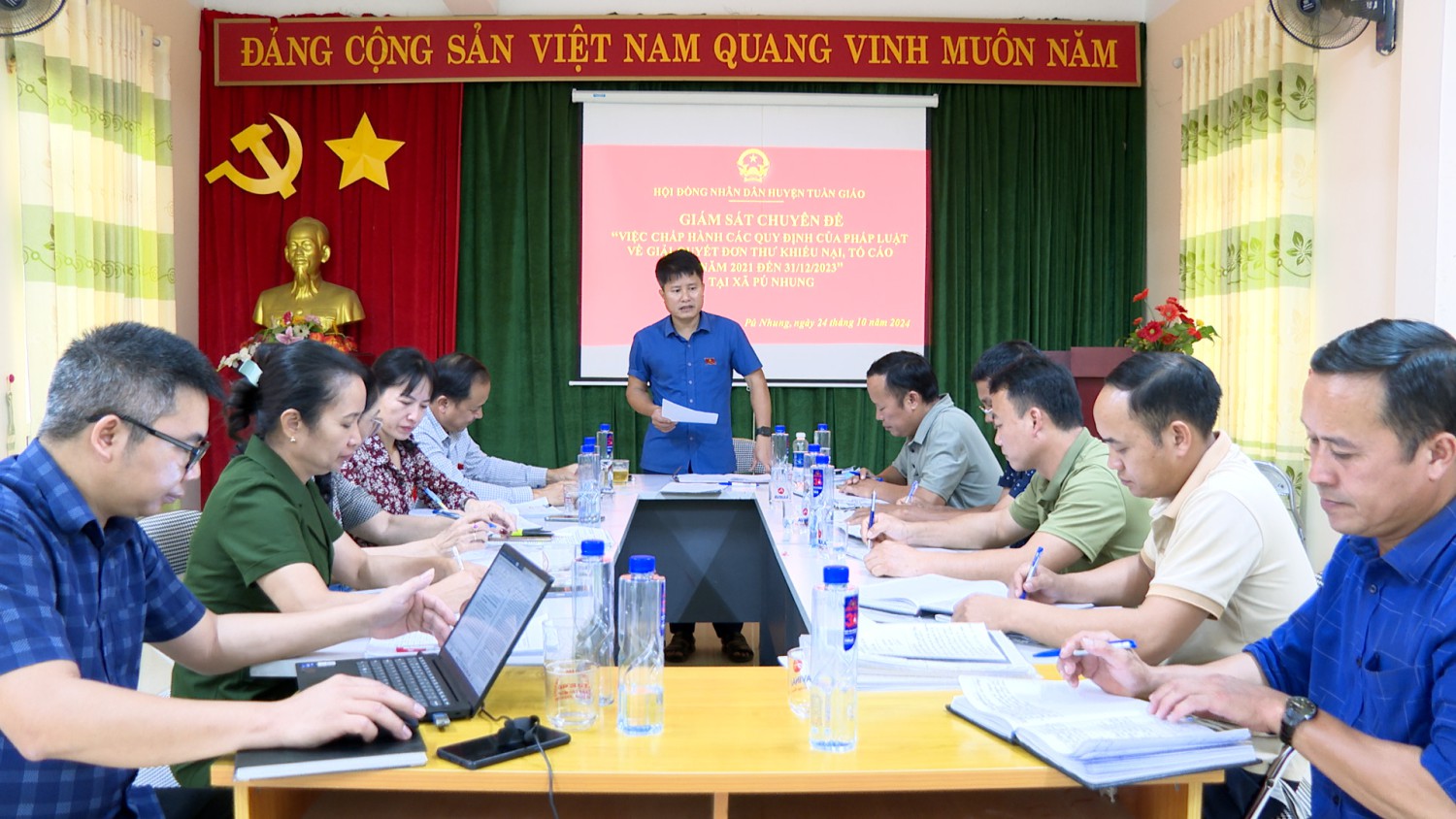 Hội đồng nhân dân huyện Tuần Giáo giám sát tại xã Pú Nhung